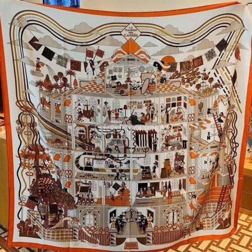 Women Blanket Cashmere Scarf Shawl Cape 132*132CM