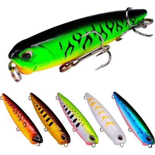 1 Pcs 5.5g/6.5cm Snake Head Pencil Fishing Lures Floating Wobbler Fishing Tackle Aritificial Hard Bait Crankbait Isca Pesca