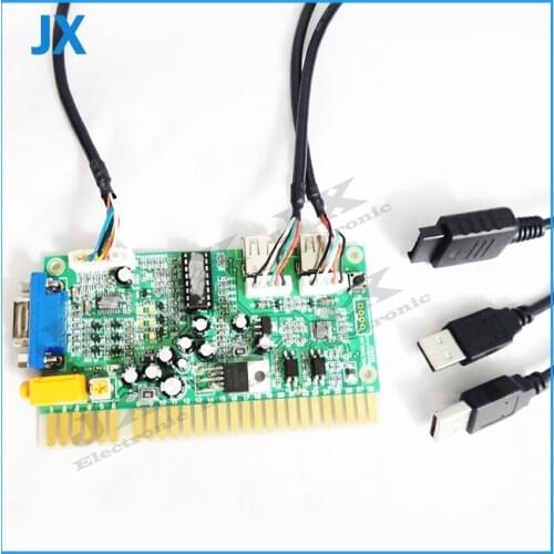 3 pcs Arcade PS3 timer control board use the JAMMA button Joystick by timer mode for VGA arcade game machine LCD monitor cabinet