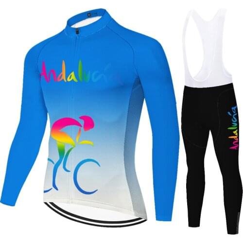 Andalucia Summer Spirng Pantalon Equipo Uniforme Ropa Conjunto Masculino Tricota Mallots Ciclismo Hombre Maillot Ciclismo