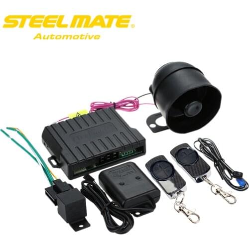 Steelmate Car Alarm System Match Central Locking System Window Closer Anti-hijacking Remote Release Carbon Fiber Transmitter