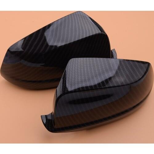 1 Pair Car Door Rearview Mirror Cover 51167216369 51167216370 Fit for BMW 5 Series F10 M5 2011