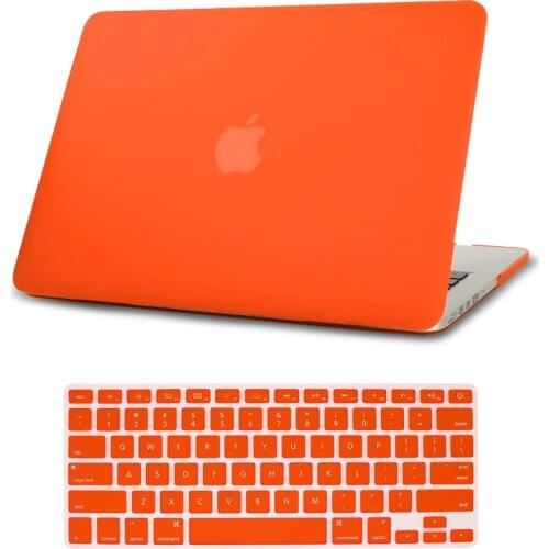 Laptop Case for Apple MacBook Air 13/11/Pro 13/15 Inch Solid Color Hard Shell Protective Sleeve + Keyboard Cover