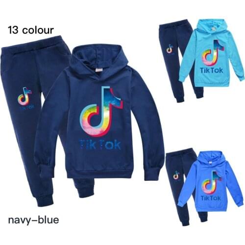 Children Clothing Spring Autumn Boys Sport Suit Boys Clothes Sets Kids Letter Printed Hoodie+Jeans 2Pcs Outfits 2-16Year