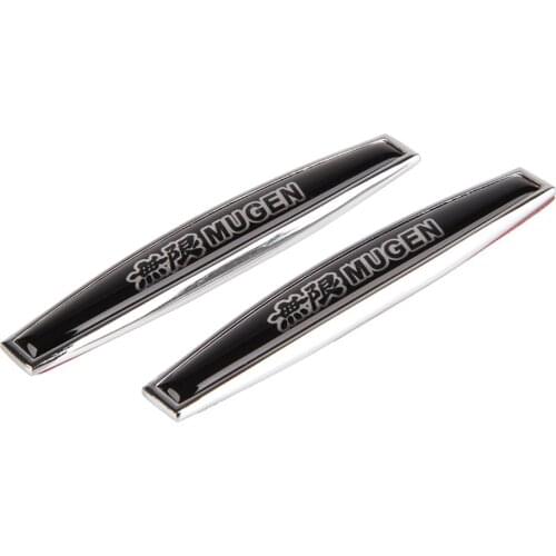 For Mugen Logo For Honda Crosstour H-RV Nsx Pilot Odyssey City Jade Accord Civic Car Styling Auto Sticker Emblem Badge Decal