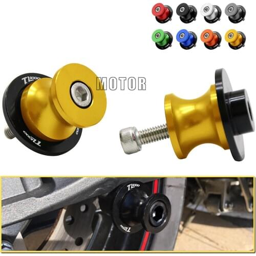 Swingarm Sliders Spools For Suzuki TL1000R TL1000S All Year 8MM Stand Screws Slider Rear Swing Arm Cover TL 1000R 1000S 1000 R S