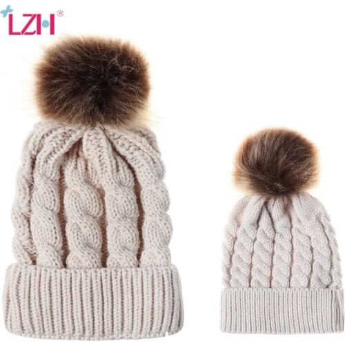 Зимние шапки для малышек LZH China At AliExpress