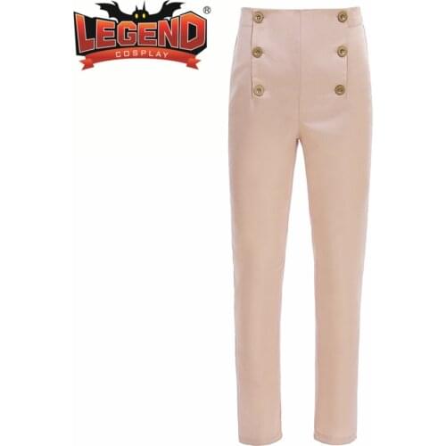 Historical Victorian Men High Waist Regency Fall Front Trousers Medieval Pants victorian mens regency pants
