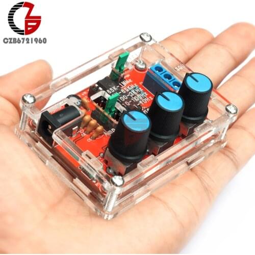 XR2206 Function Signal Generator DIY Kit Sine Triangle Square Wave Function Generator with Acrylic Protect Case