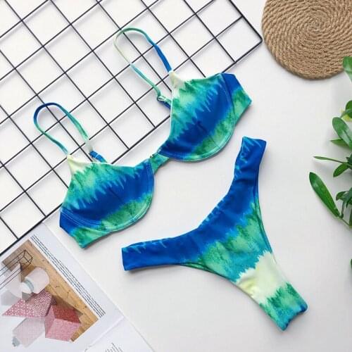 Cikini 2020 High New Split Steel Ring Low Waist Bikini WomenS Swimsuit Push Up Swimsuit Swimming Summer Beach Brazilian Swimsui