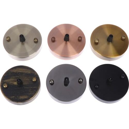 1PC Lamp Base Antique Vintage DIY Lighting Accessories Ceiling Plate Metal Ceiling Holder Lamp Fitting Chandelier lamps Base bar