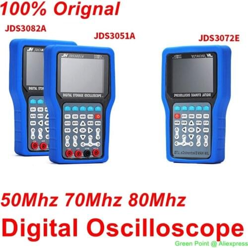 2021 New Jinhan JDS3051A JDS3072E JDS3082A Handheld Digital Storage Oscilloscope 50M 70M 80MHz Portable Oscilloscope Multimeter