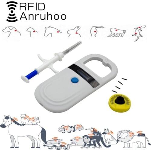 Fdx-B Animal Microchip Reader Rfid Cat And Dog 134.2khz Token Scanner Iso11784/5 Pet Badge Usb Handheld Transponder
