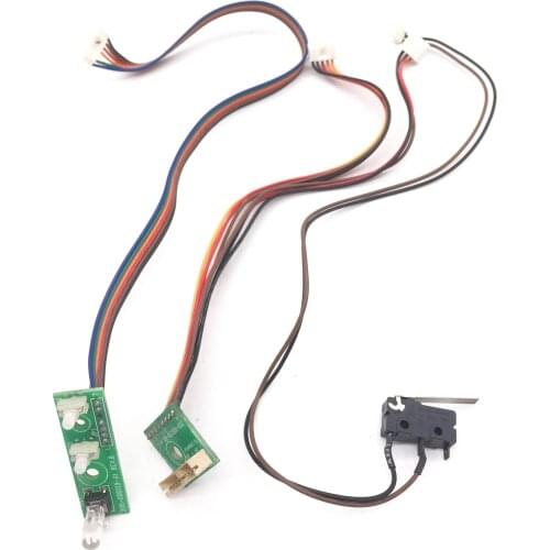 Stepper motor ribbon shaft printhead shaft cutter stripper cable gear for godex EZ-1100 EZ-1100 Plus EZ-1200 2100 2200 1000W