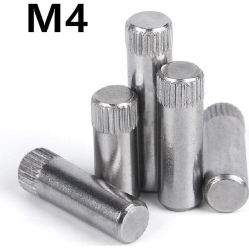 50PCS M4x8/10/12/14/16/18/20/25/30mm 304 Stainless steel roller pin hinge pin toy city connecting rod lock cylinder locating pin
