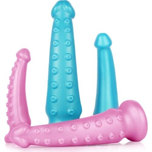 Super Soft Silicone Tentacle Anus Expander Erotic Prostate Massager Sex Toys For Women Men Anal Dildo Vagina Dilater Masturbator