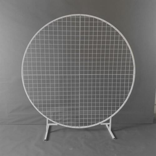 Wedding round grid arch