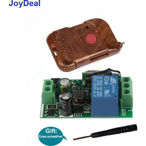 433mhz Universal Wireless Remote Control Switch AC 110V 220V 1CH Relay Receiver Module & RF Remote Controls For Hall Ceiling LED