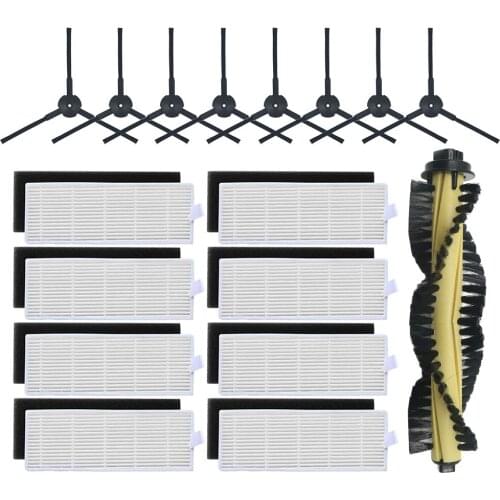 Robot Vacuum Cleaner Parts For ILIFE A4 T4 X432 X430 Main Brush HEPA Filter Sponge Side Brushes For ILIFE A4