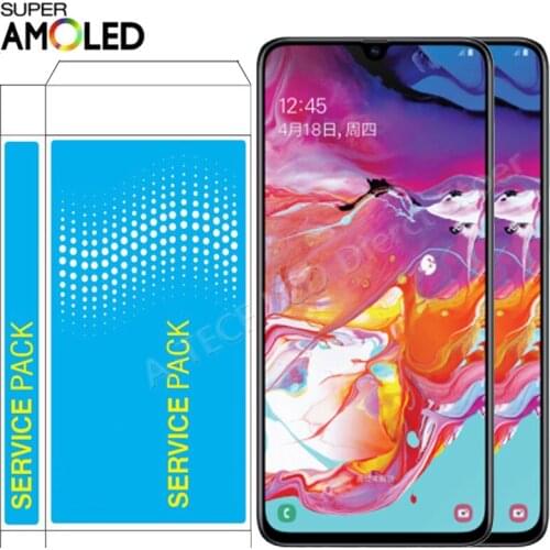 For Samsung Galaxy A70 LCD A705 A705F SM-A705F Display Touch Screen With Frame Digitizer Assembly For galaxy A70 LCD Repair