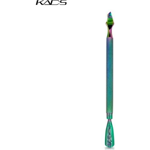 1pc Nail Cuticle Pusher Rainbow Cuticle Pusher Dead Skin Remover Nail Cleaner Trimmer Manicure Scissor Pusher Nail Art Tool