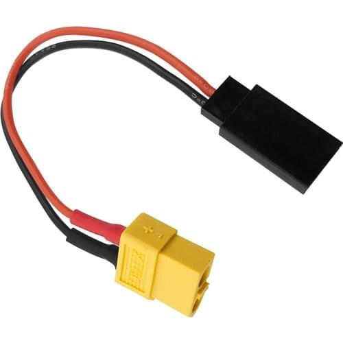 100mm RC Radio Transmitter Charging Adapter Cable DuPont Plug To XT60 for Jumper T16 FRSKY X7 X9D X-Lite DIY Parts