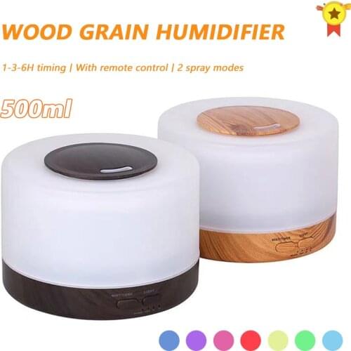 400ml Aromatherapy diffuser Humidifier Xiomi Remote Control aroma diffuser Machine essential oil ultrasonic Mist Maker