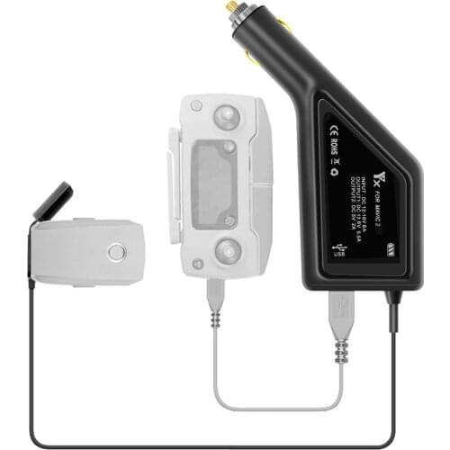 Car Charger For DJI Mavic 2 Pro Zoom Intelligent Battery Charging Hub Mavic 2 Pro Car Connector USB Adapter Battery Car Charger