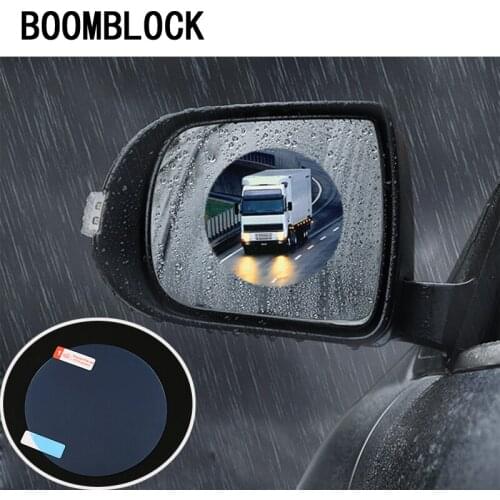 MAGIC 2x Auto Car Rearview Mirror Anti Fog Rain Water Proof Sticker for Toyota Corolla Seat Leon Jeep Fiat Skoda Fabia Rapid