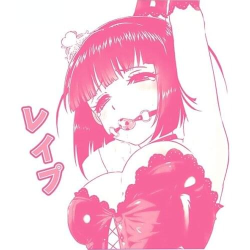 Hentai Girl Car Stickers Fashionable Simple Decal Scratch-Proof Motorcycle Laptop Cover Scratches Waterproof Decor Car Styling