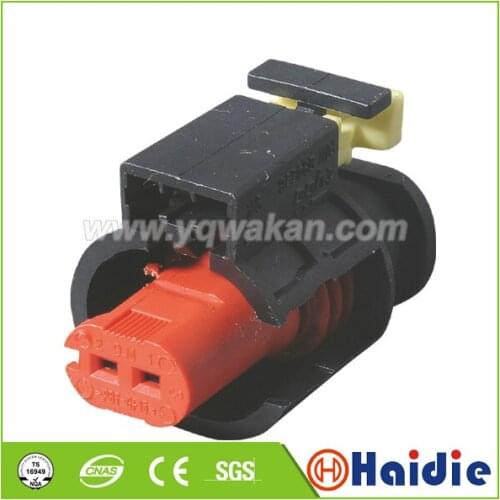Free shipping 2sets 2pin auto waterproof electric plastic wire harness Geely Vision Solenoid Valve Plug connector284556-1