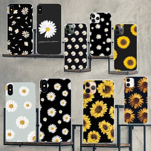 Sunflower Daisy Phone Case For iphone 12 5 5s 5c se 6 6s 7 8 plus x xs xr 11 pro max mini