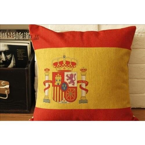 Cojines spanish flag pillow covers chair cushions shabby chic No Inner