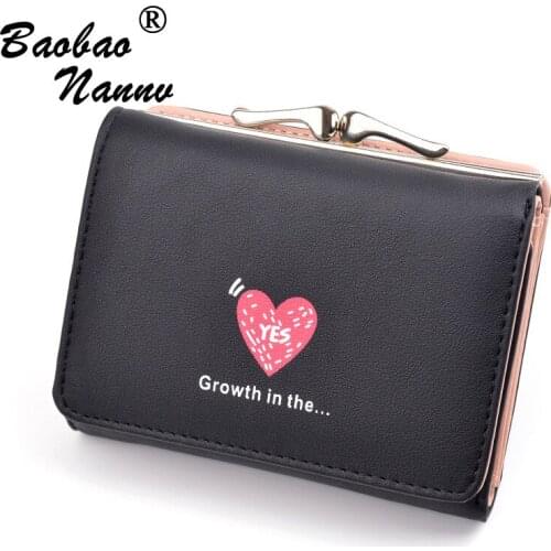 Ladies Purse Soft Leather Cute Mini Wallets New Women Wallet Small Clutch Female Students Coin Bag Purses Card Holder Carteira