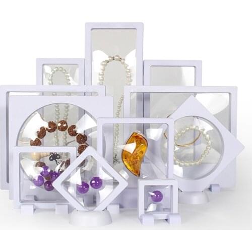 Showing photo frame plastic membrane jewelry display