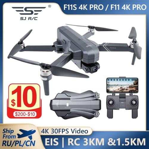 SJRC F11 4K PRO drone with 2-axis gimbal stabilizer camera F11/F11 PRO GPS Drone 5G Wifi 1080P/2K Cam Quadcopter Vs SG906 Dron