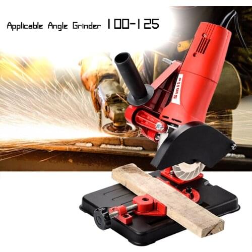 Angle Grinder Stand Angle Grinder Bracket Holder Support For 100-125 Cutter Angle Grinder Cast Iron Base Power Tool Accessory