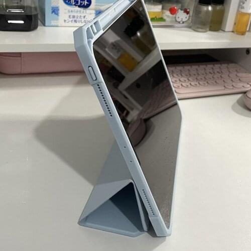 Ipad 10.2 Air 3 4 Pro 11 Case 2018 2020 2021 Transparent Pc acrylic hard shell anti-bending and anti-drop protective cover