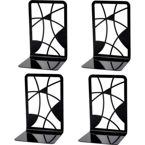 Book Ends, Bookends, Book Ends for Shelves, 2Pair Bookend for Books, Book Divider Decorative Holder