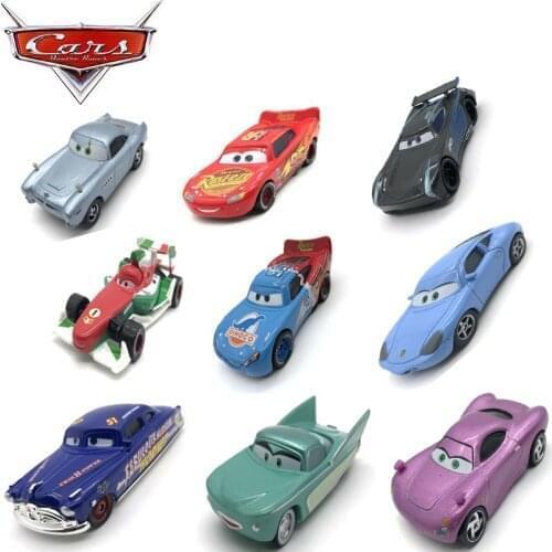 Cars Disney Pixar Cars 3 Cars 2 Mater Huston Jackson Storm Ramirez 1:55 Diecast Metal Alloy Boys Kids Toys Birthday Gift