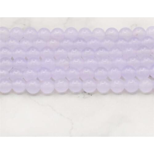 Min Order1) Purple 6mm Violet Alexandrite Gems Round Loose Beads Fashion Jewelry Making Natural Stone Women Girls Gifts 15INCH