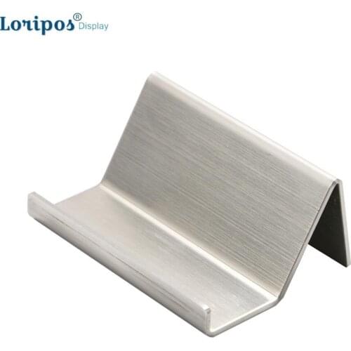 Stainless Steel Name Card Holder For Table Setting Metal Name Card Holder Stand For Desk Office Seat Business Card Display Rack