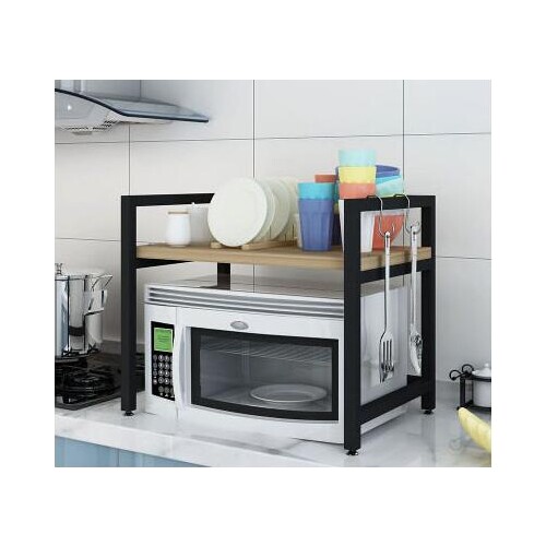 Microwave oven shelf kitchen shelf 2 layer storage rack oven shelf double storage shelf kitchen supplies shelf