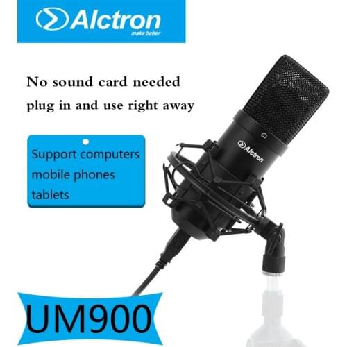 Alctron Um900 Professional Recording Microphone Pro USB Condenser Studio Microfono Studio Computer Mic