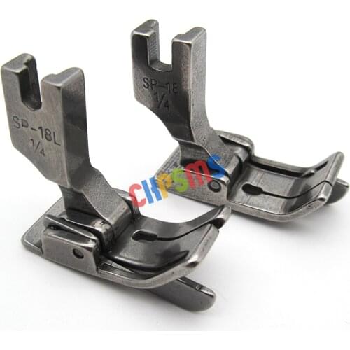 Industrial Sewing Machine Hinged Presser Foot #SP-18 With Right & Left Guide
