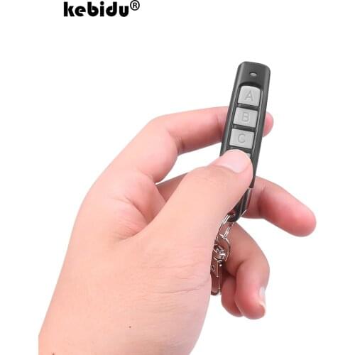 Kebidu 4 Buttons Clone Remote Control 433MHZ Wireless Transmitter Garage Gate Electric Door Copy Controller Anti-theft Lock Key