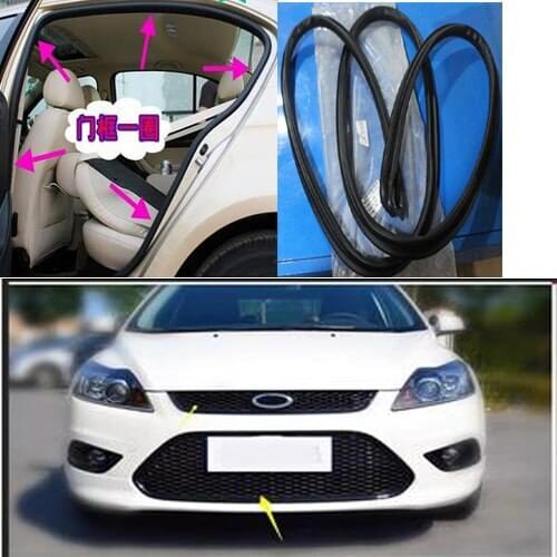 Rubber Car Door Seal Weatherstrip Car Body Mounted Front Left or Right for Ford Fiesta MK7 2009-2013