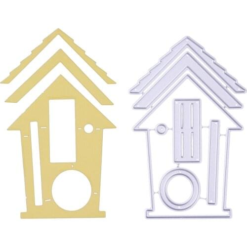 House Shape Paper Cut Template Handmade Card Scraftbook Album Card Embossing Cut Die House Metal Cutting Die