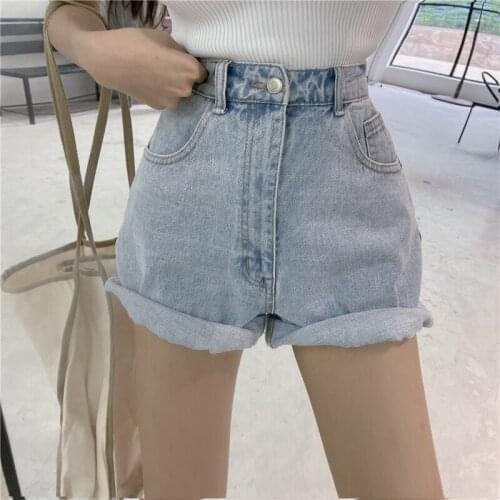 Casual Plus Size Denim Shorts Jeans Woman Jean Shorts Women Summer High Waist Short Feminino Spodenki Damskie