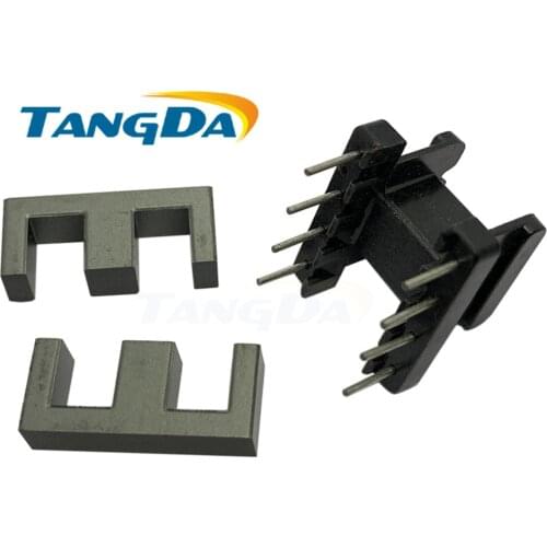Tangda 8pin EE19 core EE Bobbin magnetic core + skeleton soft magnetism ferrites magnetic core 4+4pin SMPS RF Transformers AG